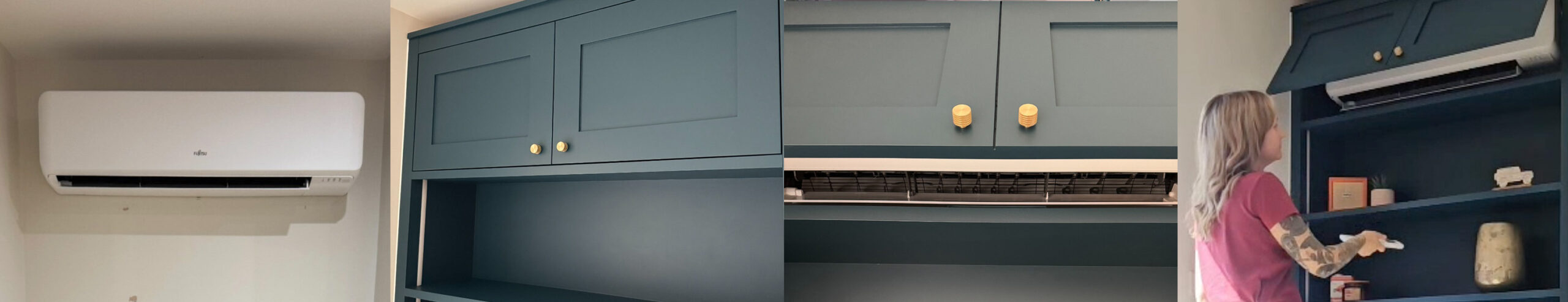 Bespoke cabinet for Air conditioning for country cottage
